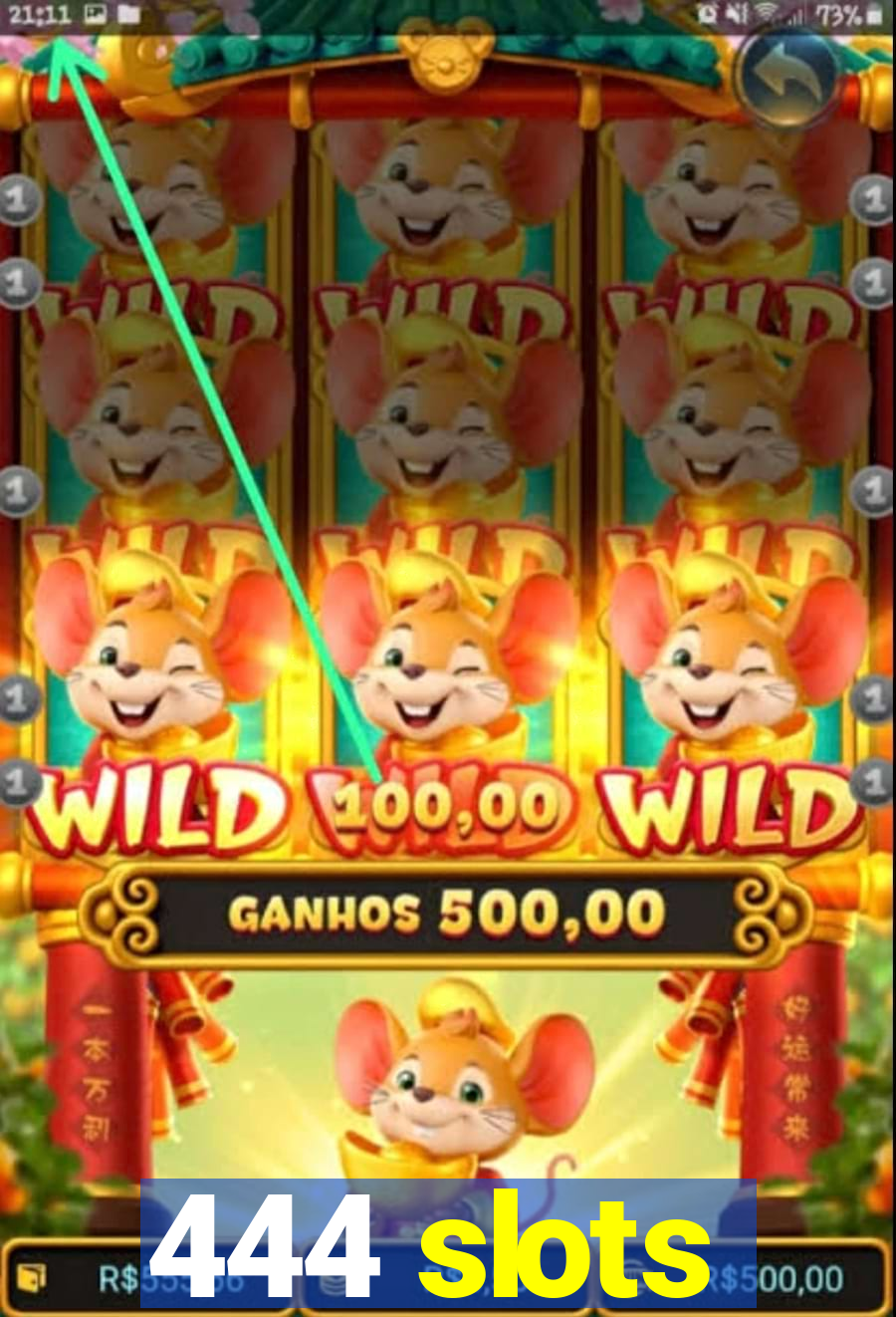 444 slots